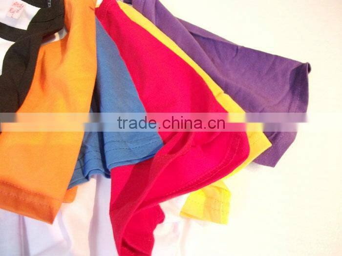 wholesale round collar 100% cotton t-shirt,sublimation shirt ,custom T-shirt