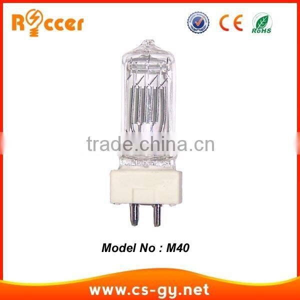professional lighting best selling products halogen lamp GY9.5 M40 yellow light bulb