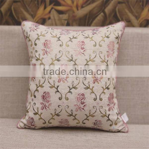 Modern design soft cheap printed cushion outdoor floral