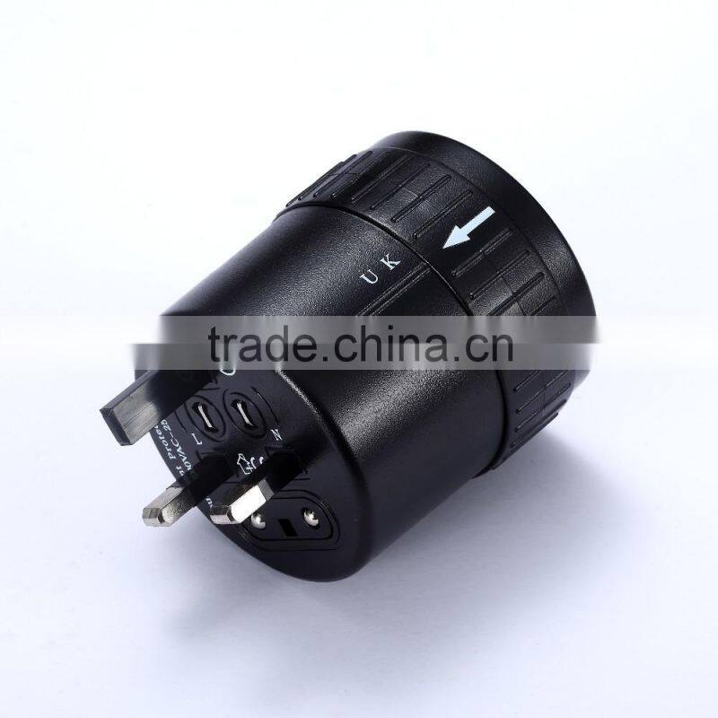 2016 new arrival wall charger with usb port black mini travel charger