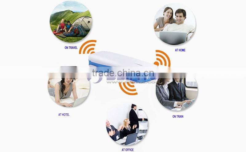 1800mah Wifi Power Bank Wireless 3G Wifi Router For Smartphone Tablet