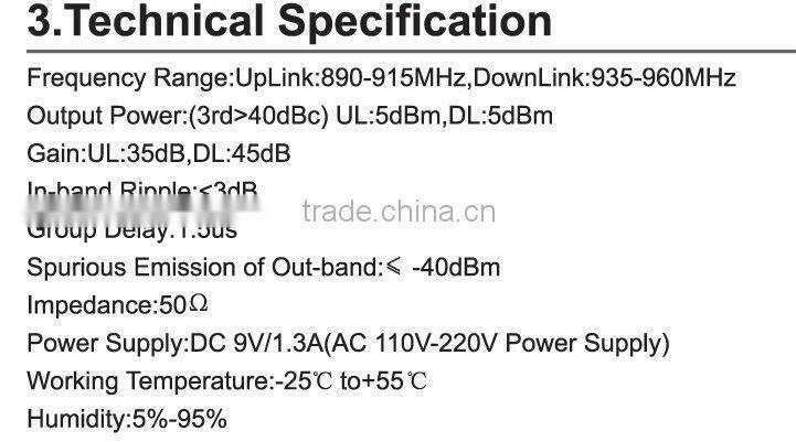 GSM Cell Phone Repeater AT-400Turbo