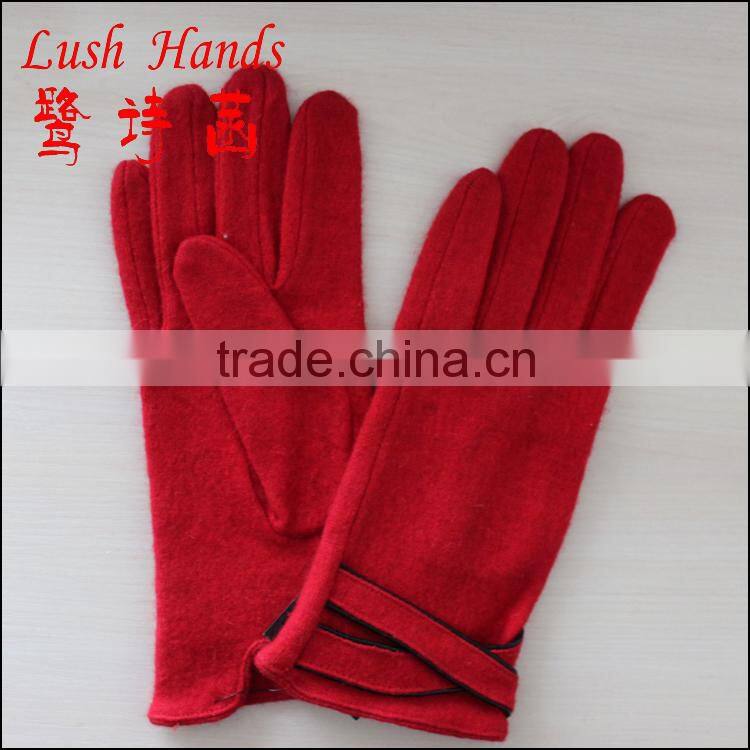 women wool gloves colorful for touch screens