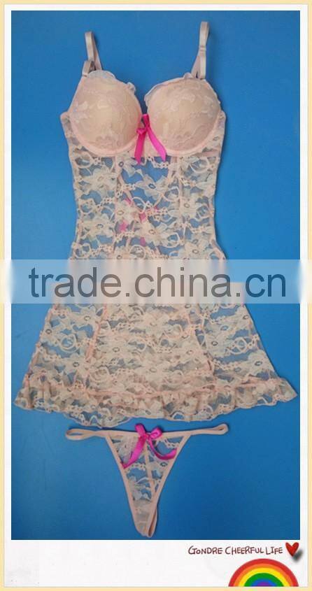 Sex wholesale cheap lady lingerie underwear, sexy Lace Babydoll