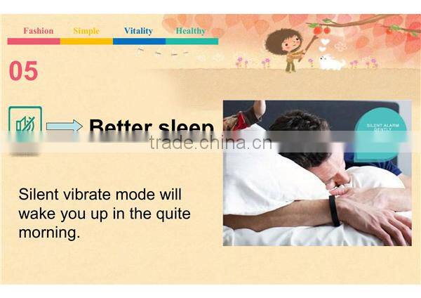 Vidonn X5 Bluetooth Bracelet Sports Tracker + Silent Alarm Clock + Sleep Monitor