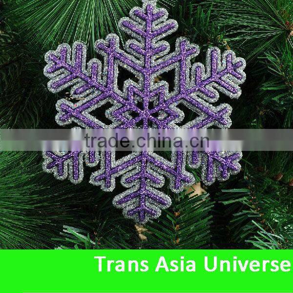 Hot Sale plastic hanging snowflake decorations