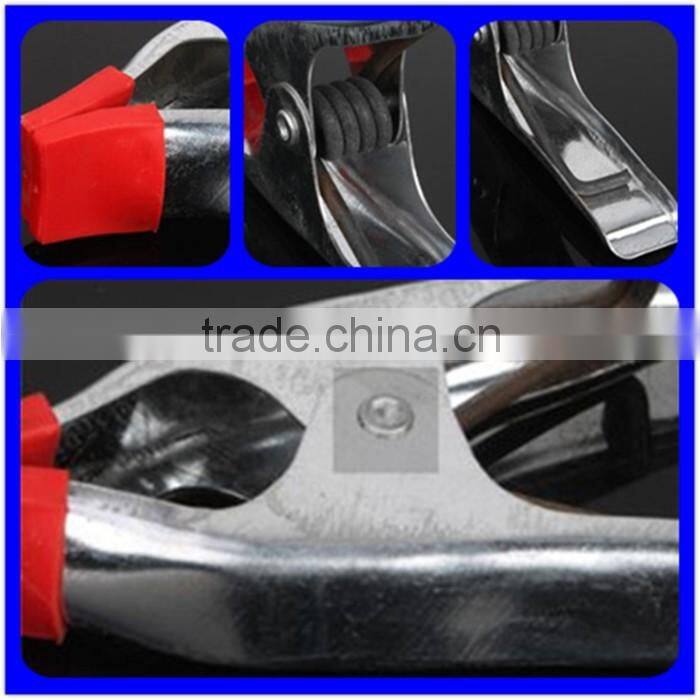 iron spring clamp with blue rubber