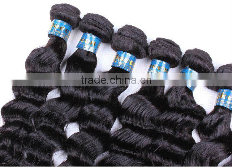 100% human hair , can be dye any color, deep wave brazilian hair