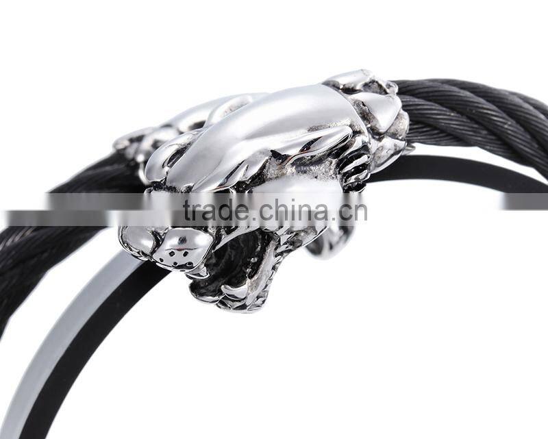 Super fashion mens stainless steel bracelet factory price sale 316l stainless steel bracelet jewelry