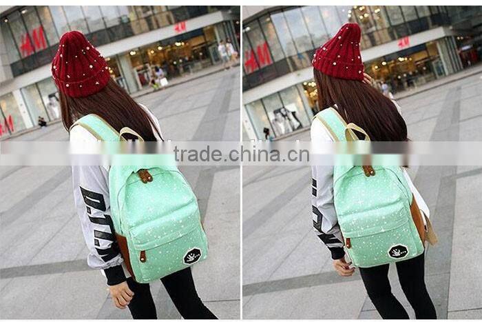 2016 Hot Sale Canvas Women backpack Big Capacity School Bags For Teenagers Printing Backpacks For Girls Mochila Escolar