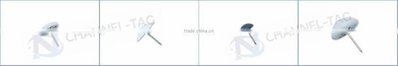 2014 Economy big round plastic pin safety pin eas hard tag pin