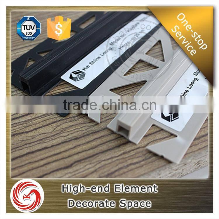 Stainless steel floor transition profiles metal expansion joints for Marble edge