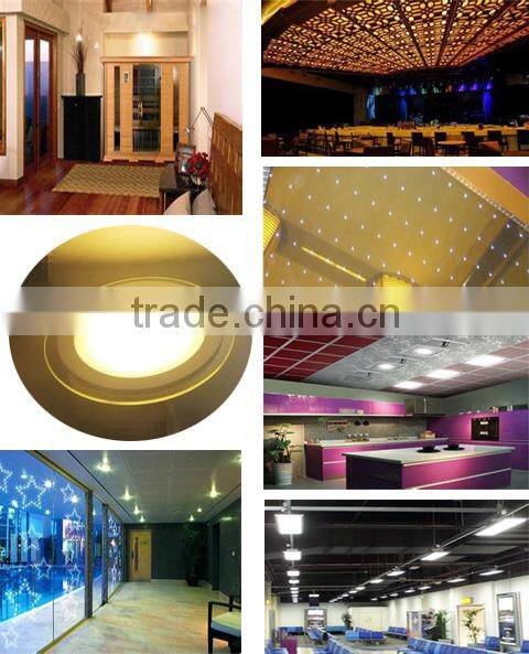 12w led glass panel lamp cover shine from frontal aluminum alloy round factory sell directly for high-end interior lighting lamp