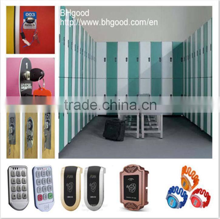 cheap wooden compact locker for fitness center