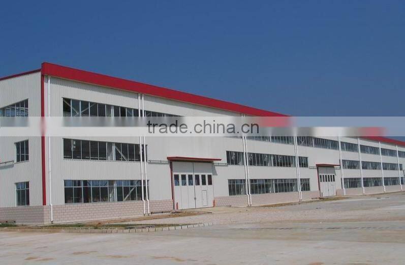 Light steel structure Flat roof building matal sheet fabrication