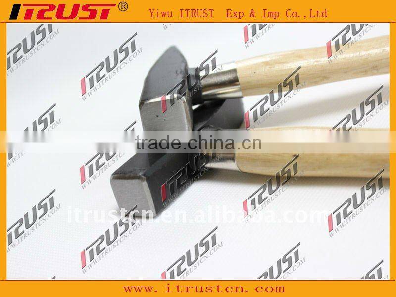 Wedge Screw Head Wooden Handle Chipping Machinist's Hammer