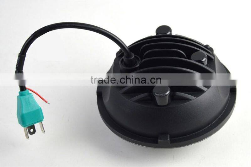 Super top rated 5.75'' 40w black housing led headlight for harley