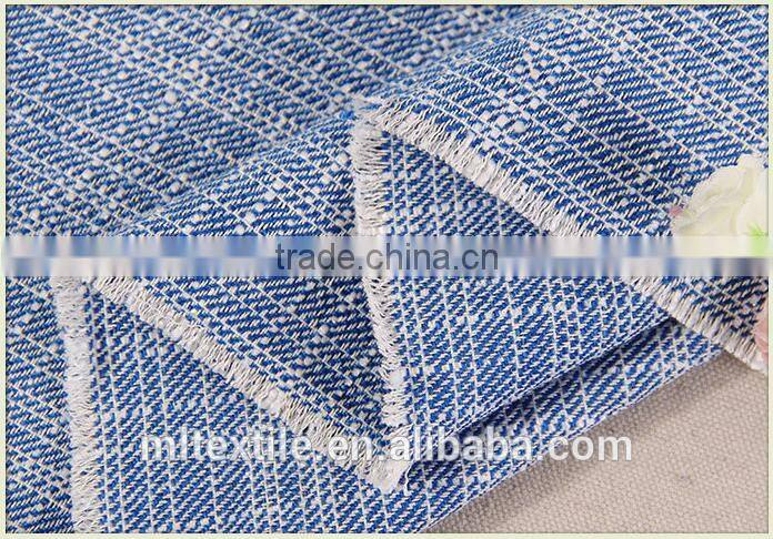 polyester cotton Woolen spinning fabric/women suit fabric
