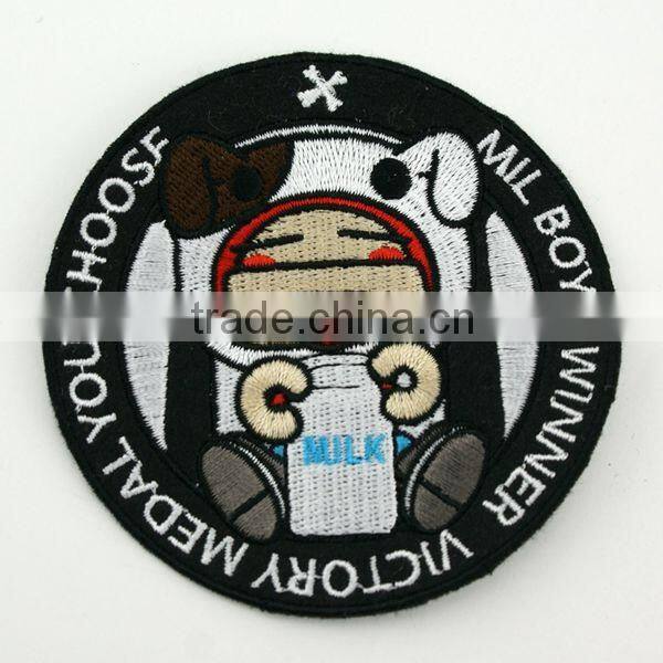 Cool car embroidery patches of cartoon patches for clothing