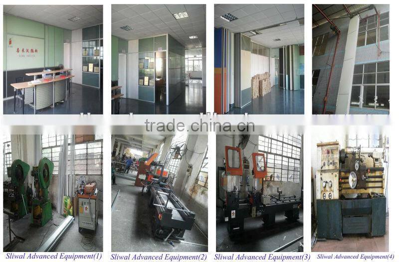 aluminium folding partition acoustic movable partition folding screen wooden partition