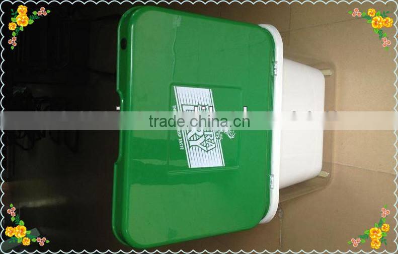 Vacuum thermoforming red portable ice pail for beer plastic box