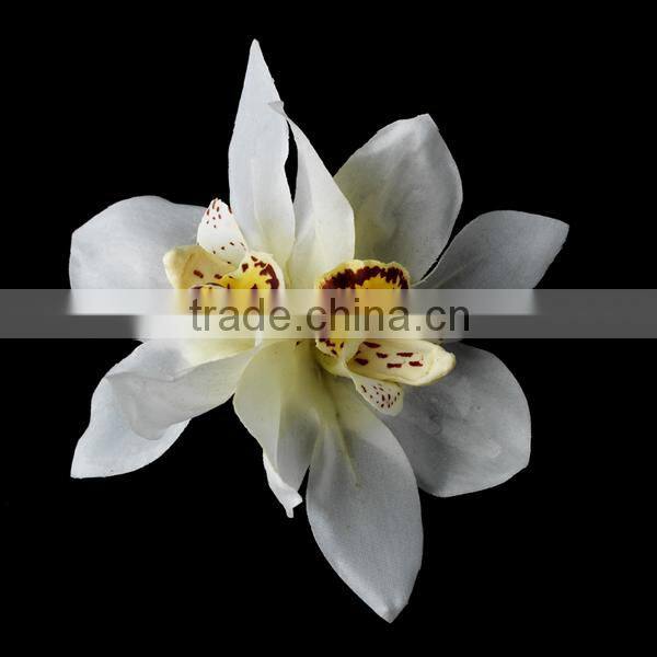 Chocolate Brown Flower Hair Clip Wedding Hair Accessories