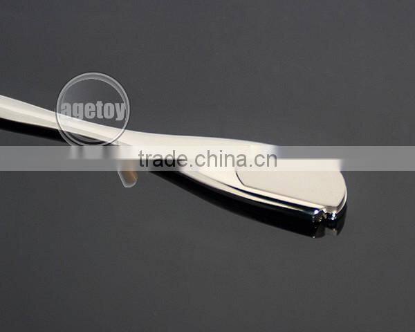 Zinc Alloy High Polished Promotional Blank Silver Color Metal Manual Letter Opener