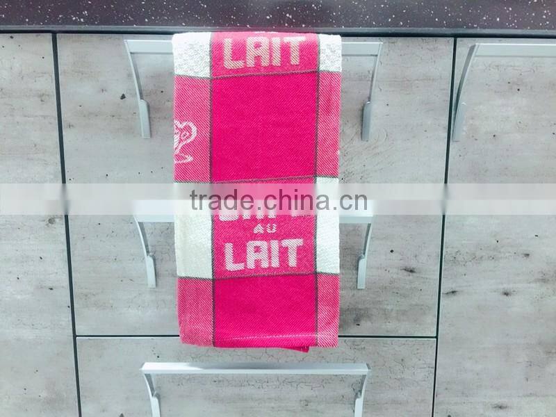 Super hot selling check pattern kitchen tea towel with great price