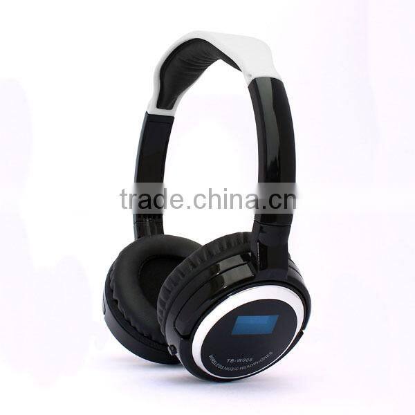 hot new products for 2014 wireless headphones support tf card with FM radio free samples