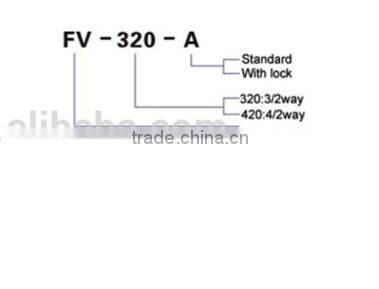 Two Position Three Way FV320 Foot Pedal Valve