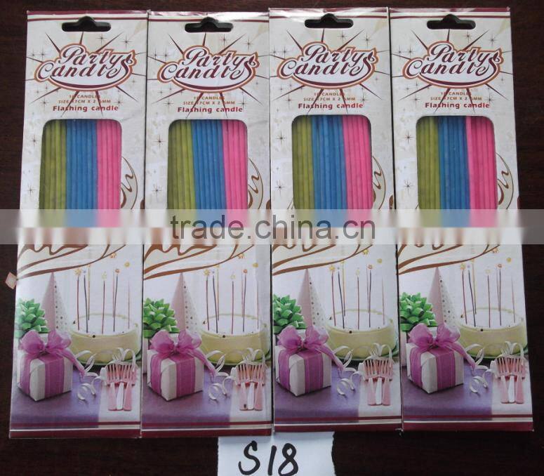 Hot Sale Magic birthday candle colorful flame birthday candle