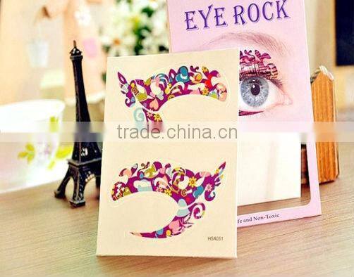 Black color EYE SHADOW APPLIQUES CREASE-PROOF