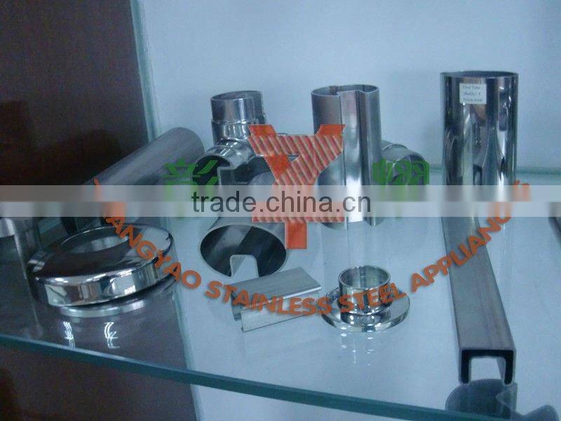 stainless steel U channel banister railing/post