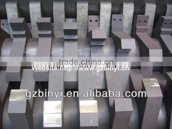 Strong double shaft shredder cardboard box shredder industrial cardboard shredder for sale