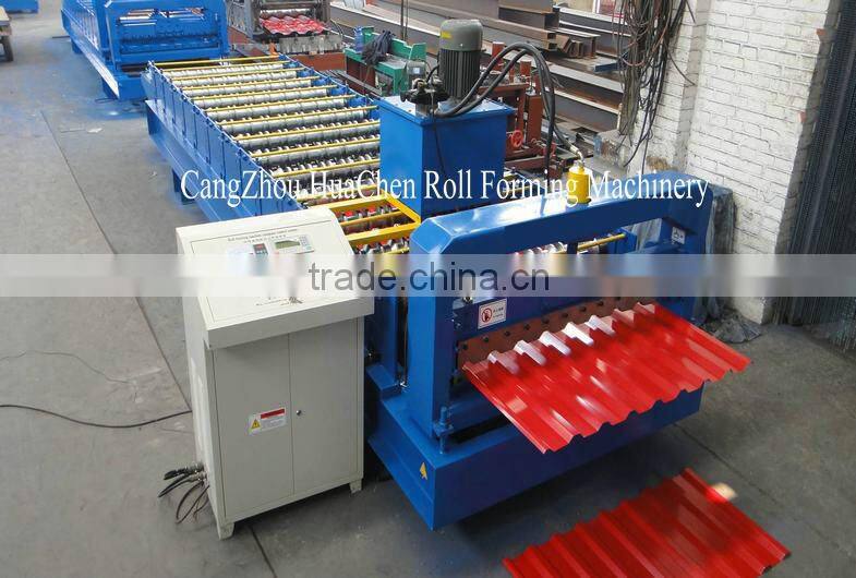 HC Trapezoidal Sheet Roll Forming Machine Made in China