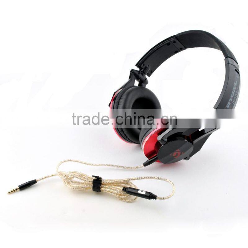 DJ headphone with micphone from china factory wholesales