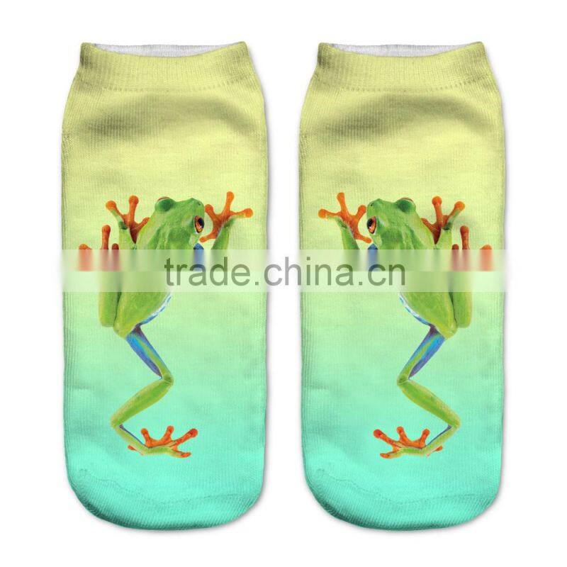 high quality 3d digital full print colorful cartoon cute boy tube socks