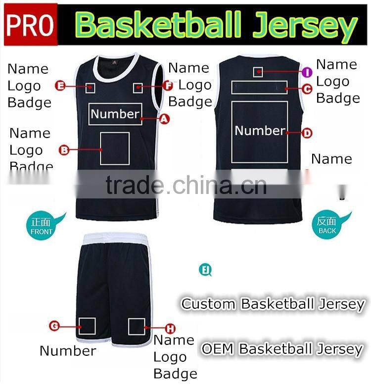 2016 High Quality Men uniforms basketball