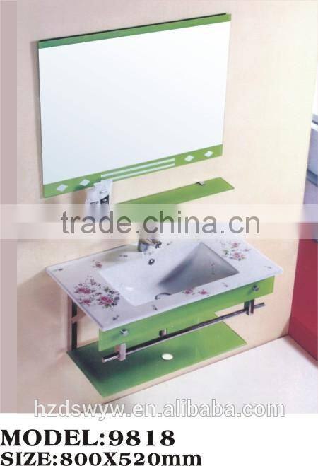 glass sink/glass bathroom sink/glass countertop sink