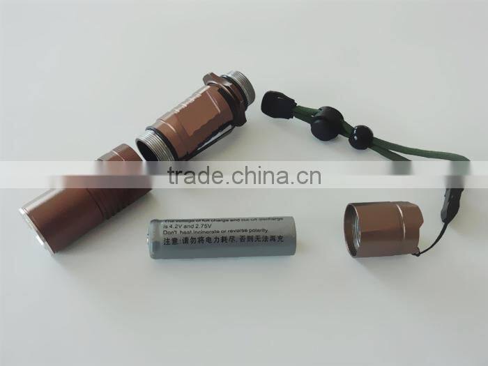 OEM ODM factory water resistant flashlight torch t6 led flashlight