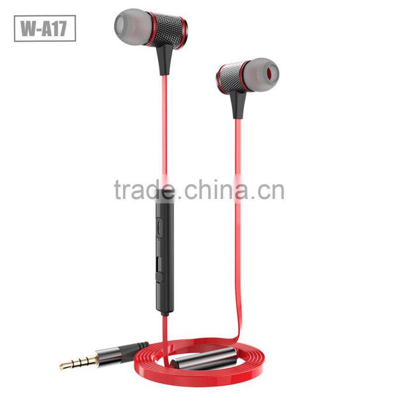 Premium Quality Deep Bass Universal 3.5mm in ear earphone for mobile