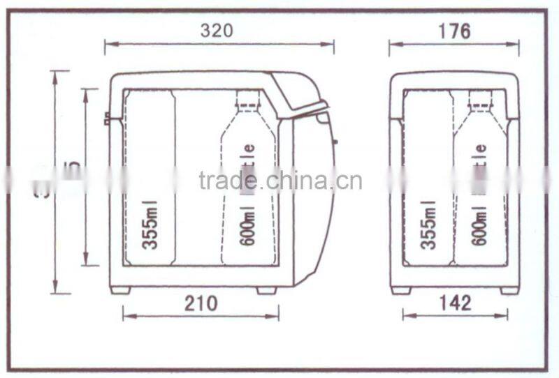 Hot sale thermoelectric Mini Cooler Box Car Refrigerator Freezer