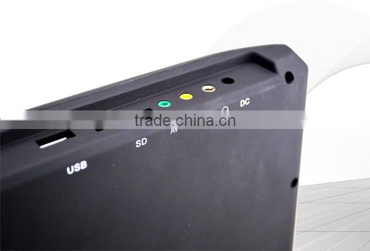 AC New arrived headrest Monitor 9 inch motorized slide shield touch screen dvd headrest monitor