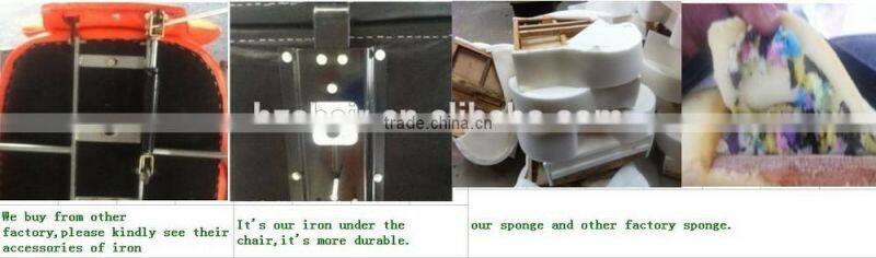 2015 HONGZI wooden salon trolley with red and black beautiful color