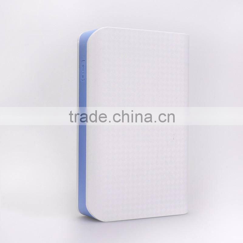 Promotional 6600mAh dual usb ports portable power bank for cellphones