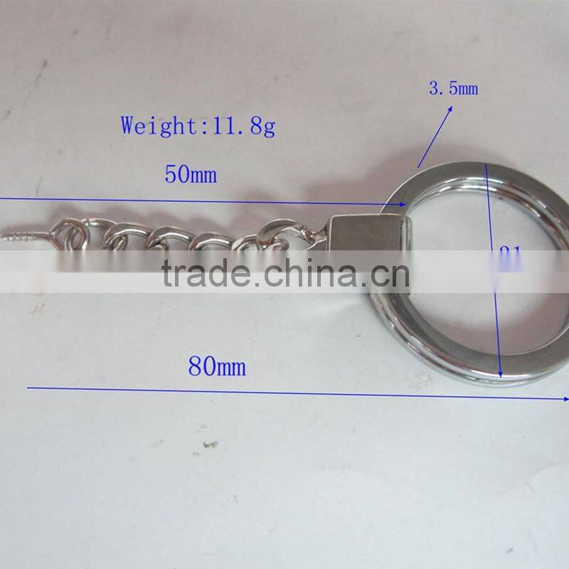 High Quality Metal Key Ring With Chain For Wholesale From China