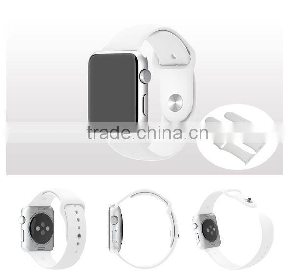 For Apple Watch,Silicone Band For Apple Watch,For Apple Watch Band With Connector Adapter