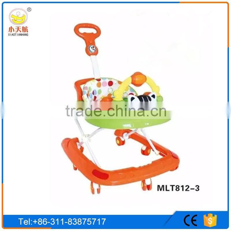 Factory direcly sell cheap price new model rotating baby trolley walker