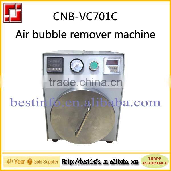 Mobile phone air bubble remover machine