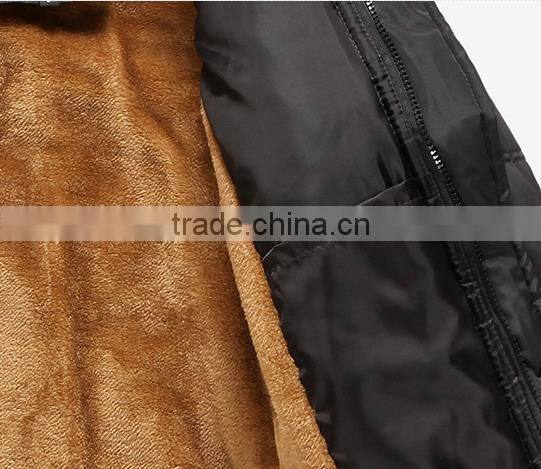 luxury thicken men down coat for winter
